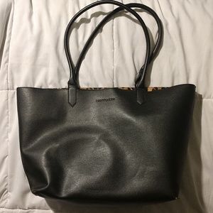 Black Vegan Bloomingdales Tote